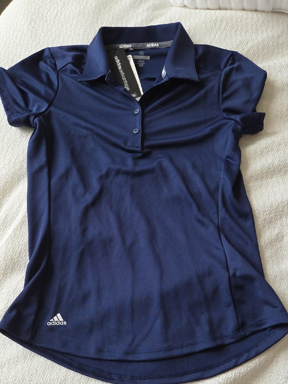 adidas Navy Blue Women's Golf Polo Shirt